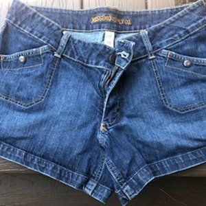 Dark Blue Jean Shorts